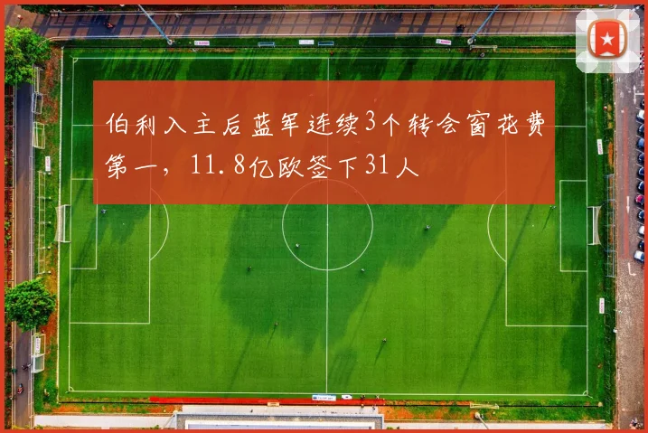 伯利入主后蓝军连续3个转会窗花费第一，11.8亿欧签下31人
